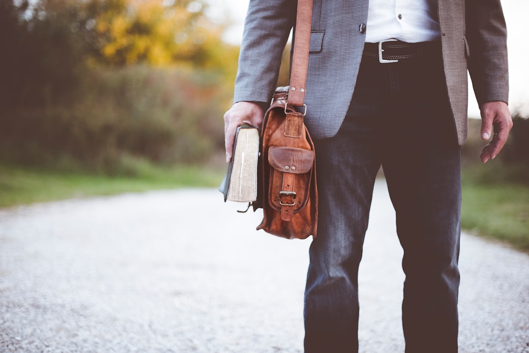 Photo Leather bag
