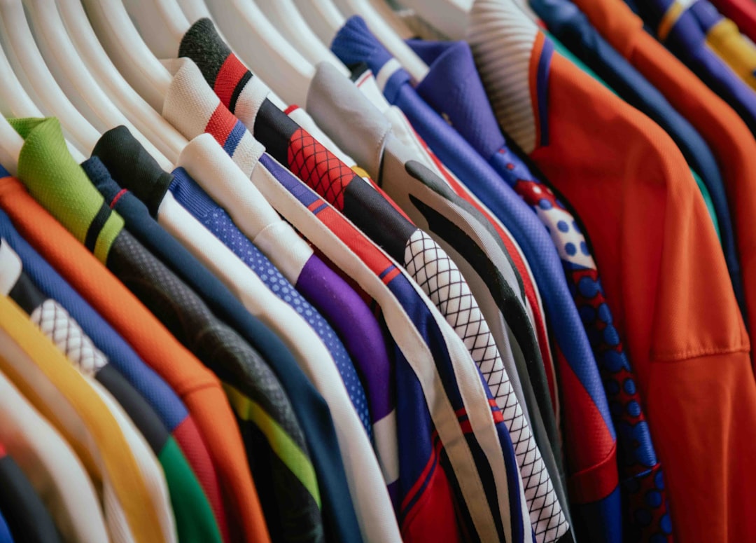 Photo Colorful wardrobe