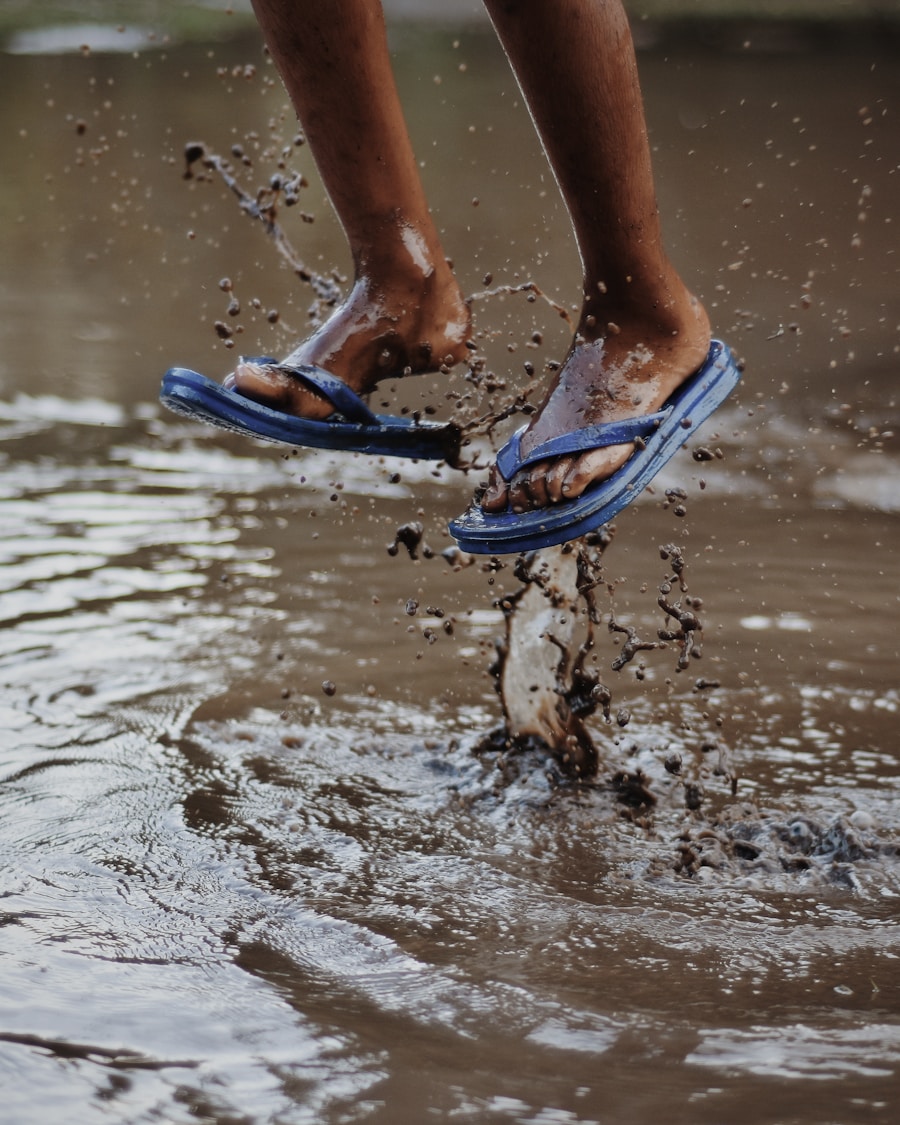 Photo how to protect shoes from water