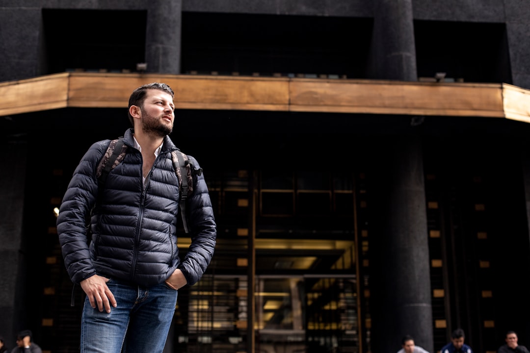 Photo down jacket